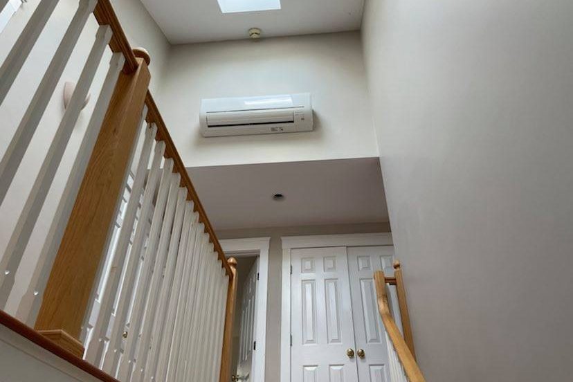 gbp ductless mini split stairwell